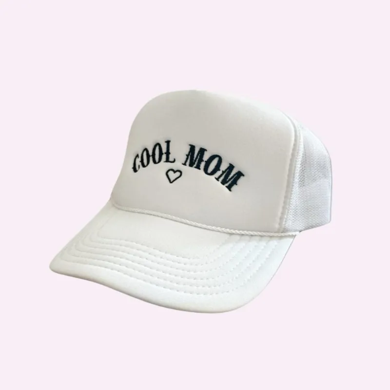 COOL MOM ♡ embroidered trucker hat sold by BFFS & BABES