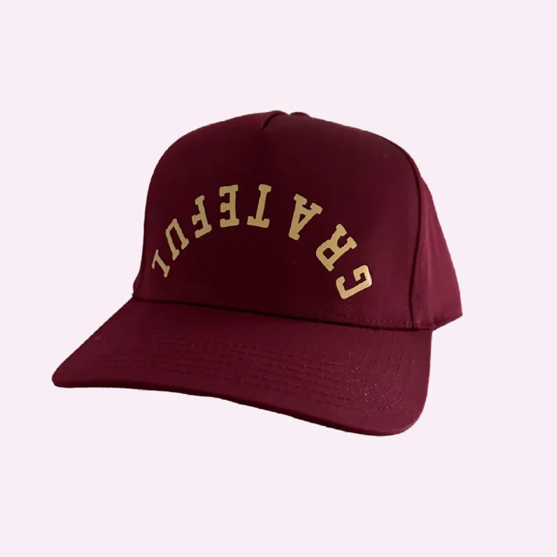 GRATEFUL ♡ printed hat sold by BFFS & BABES