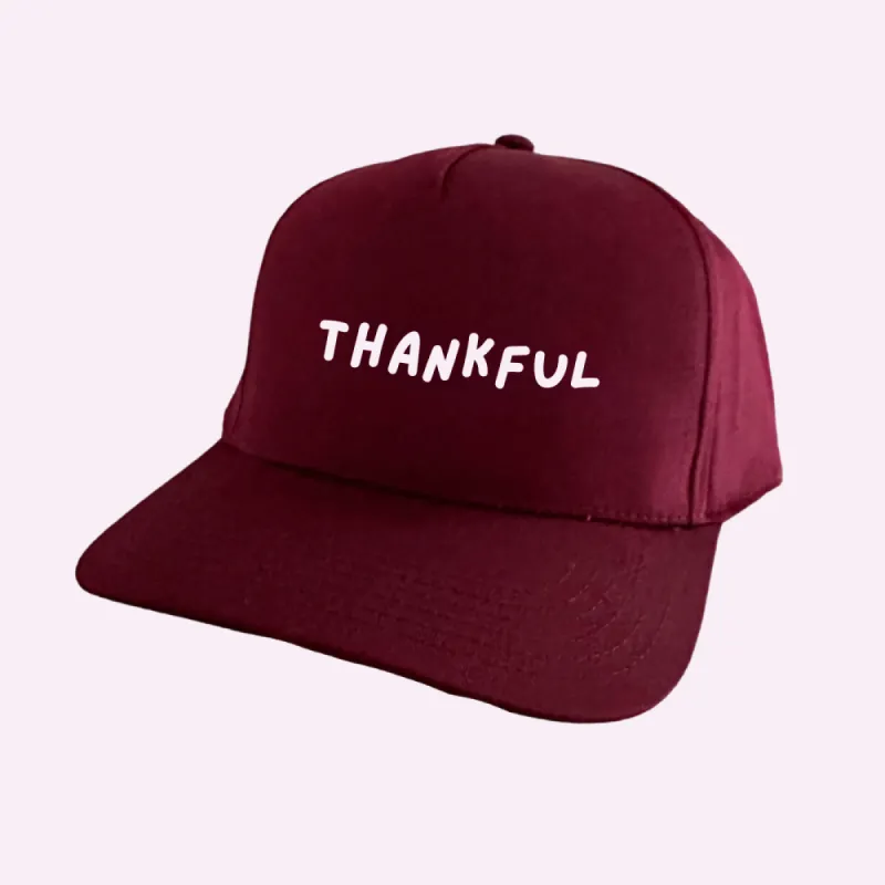 THANKFUL ♡ printed hat sold by BFFS & BABES