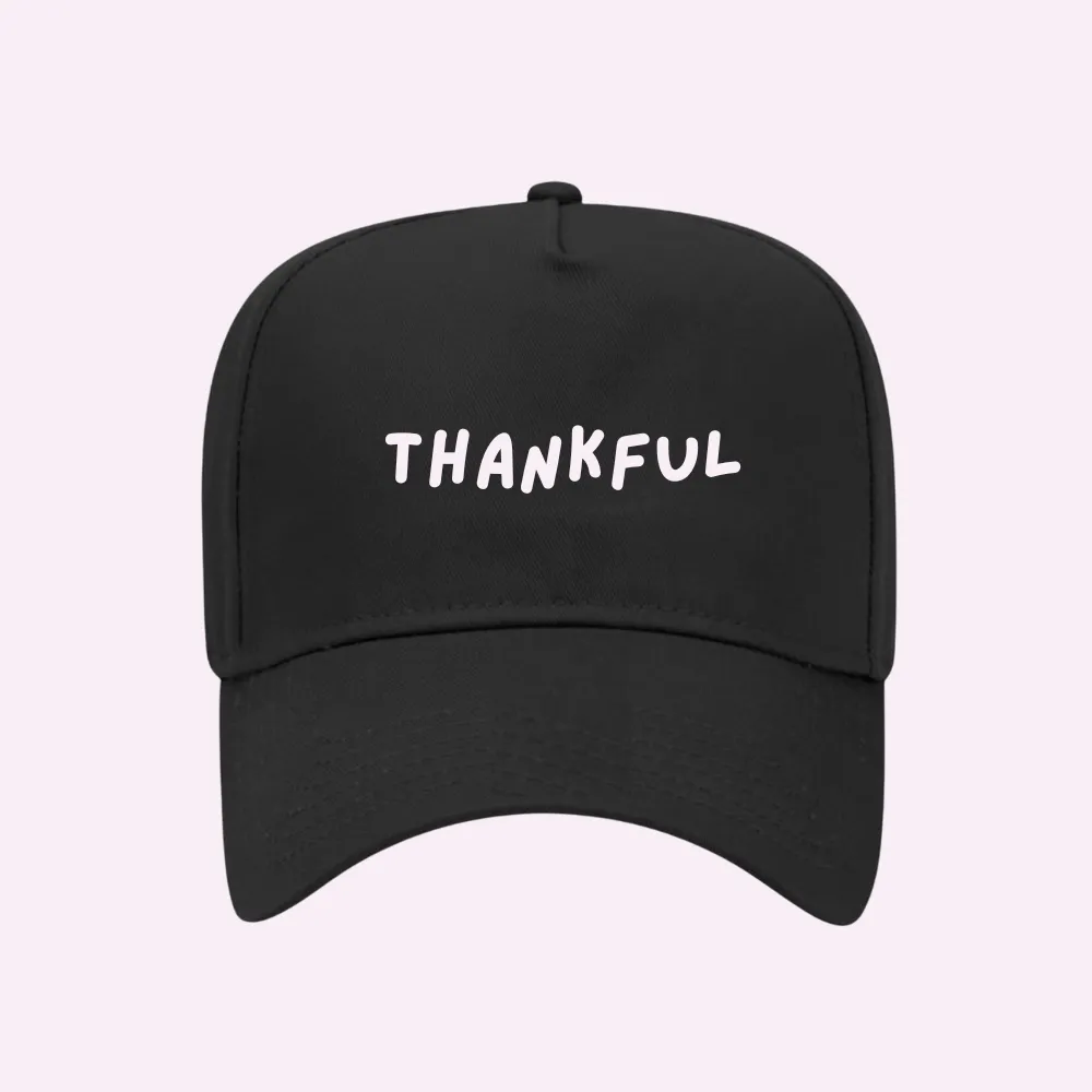 THANKFUL ♡ printed hat sold by BFFS & BABES product image thumbnail 2