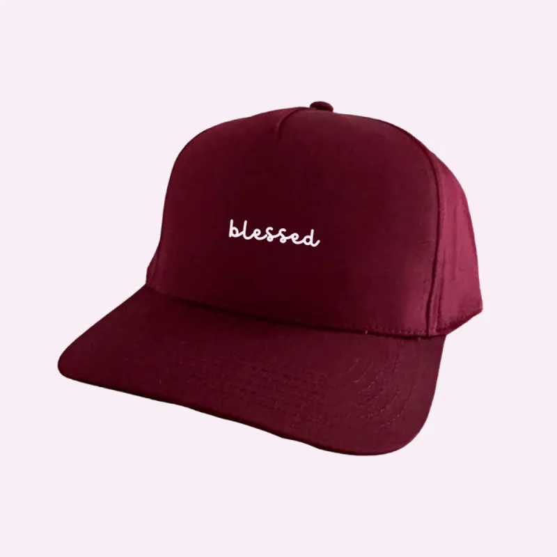 BLESSED ♡ printed hat sold by BFFS & BABES