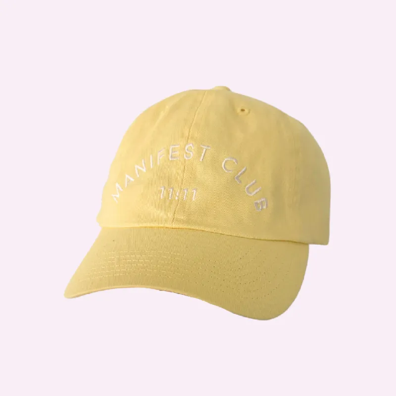MANIFEST CLUB ♡ Jenna Crandall Collab embroidered dad hat made by BFFS & BABES
