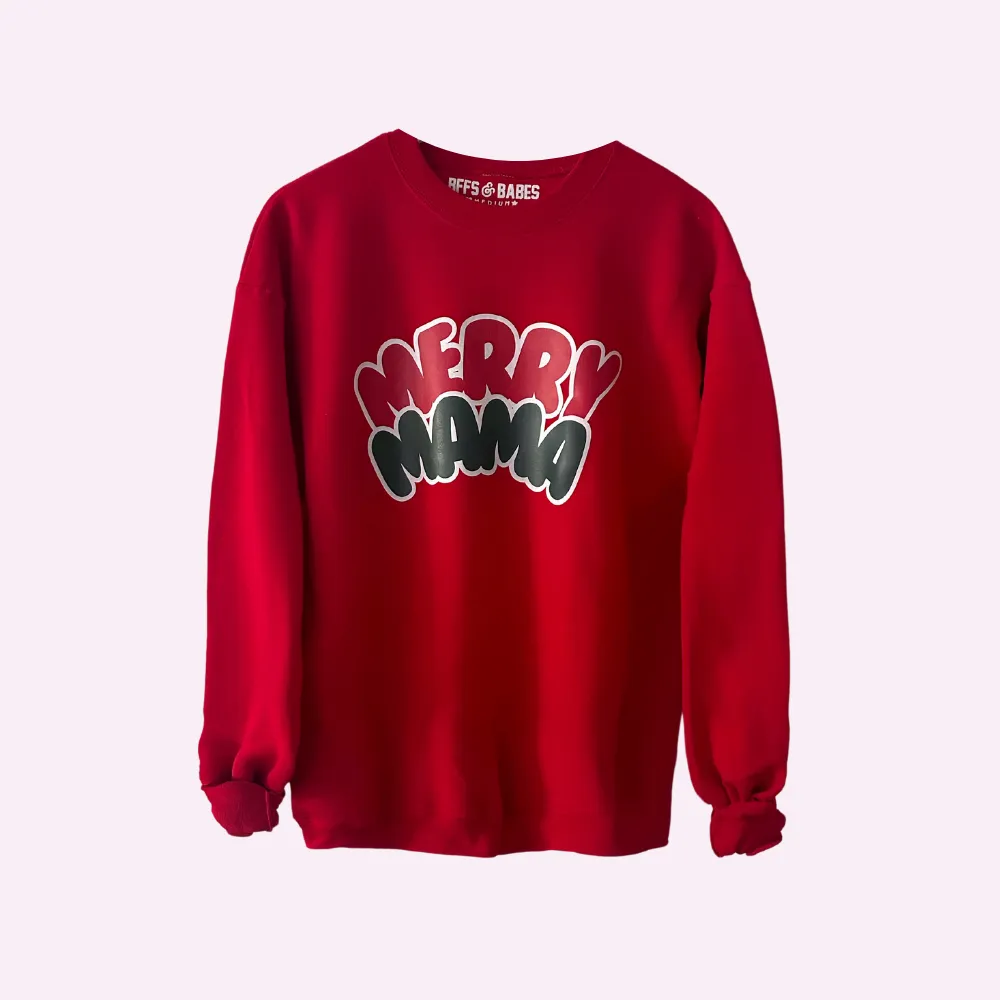 MERRY MAMA ♡ adult sweatshirt with print sold by BFFS & BABES