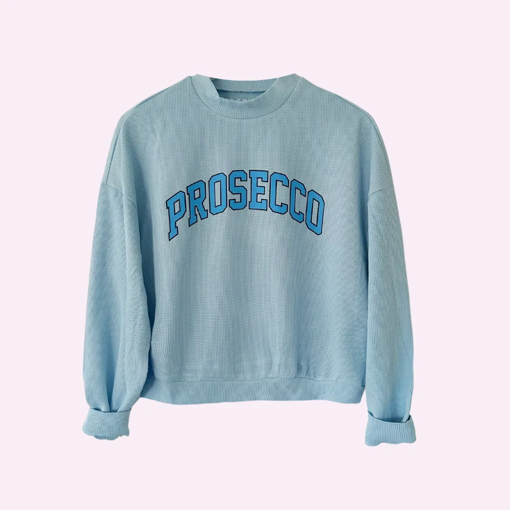 PROSECCO ♡ mock neck waffle top sold by BFFS & BABES
