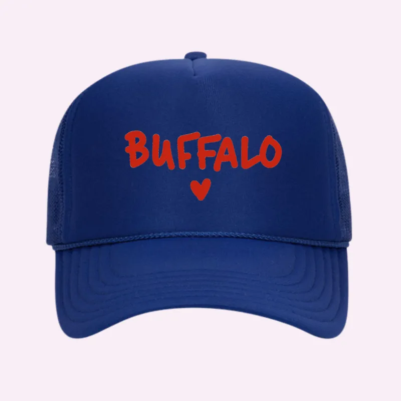 I LOVE BUFFALO ♡ printed trucker hat sold by BFFS & BABES