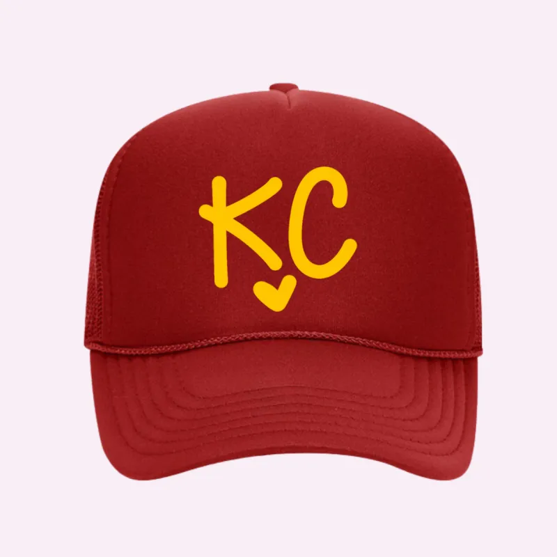 I LOVE KC ♡ printed trucker hat sold by BFFS & BABES