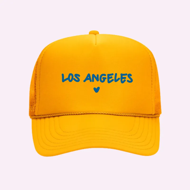 I LOVE LOS ANGELES ♡ printed trucker hat sold by BFFS & BABES