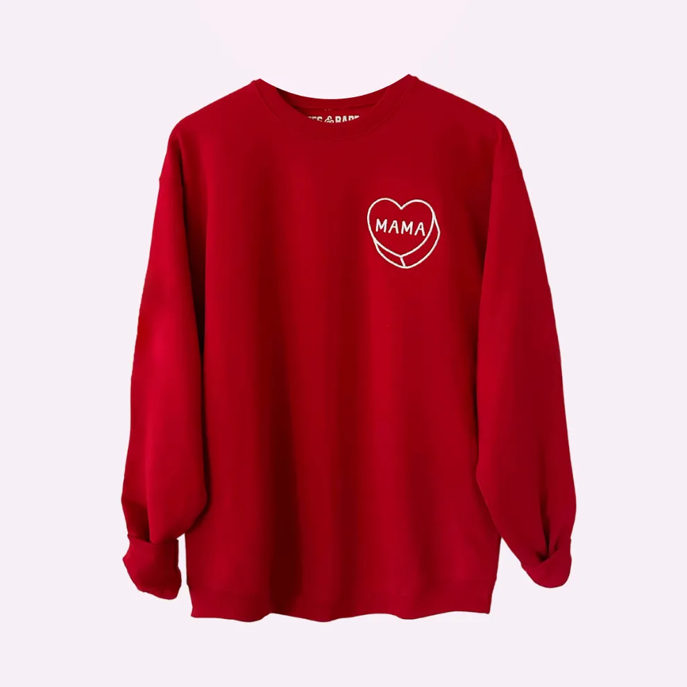 LUV LETTERS STITCH ♡ mama heart sweatshirt sold by BFFS & BABES