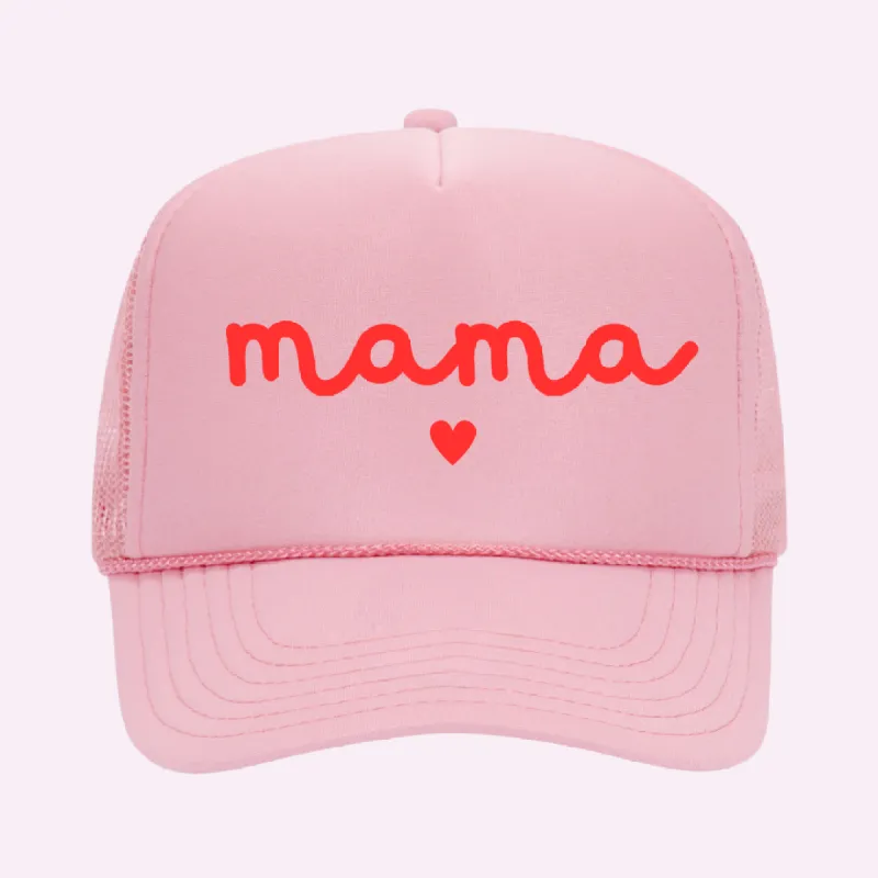MAMA HEART ♡ trucker hat sold by BFFS & BABES