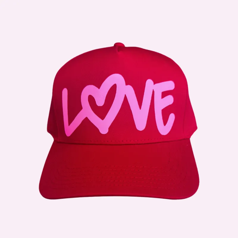 BIG LOVE ♡ printed baseball hat sold by BFFS & BABES
