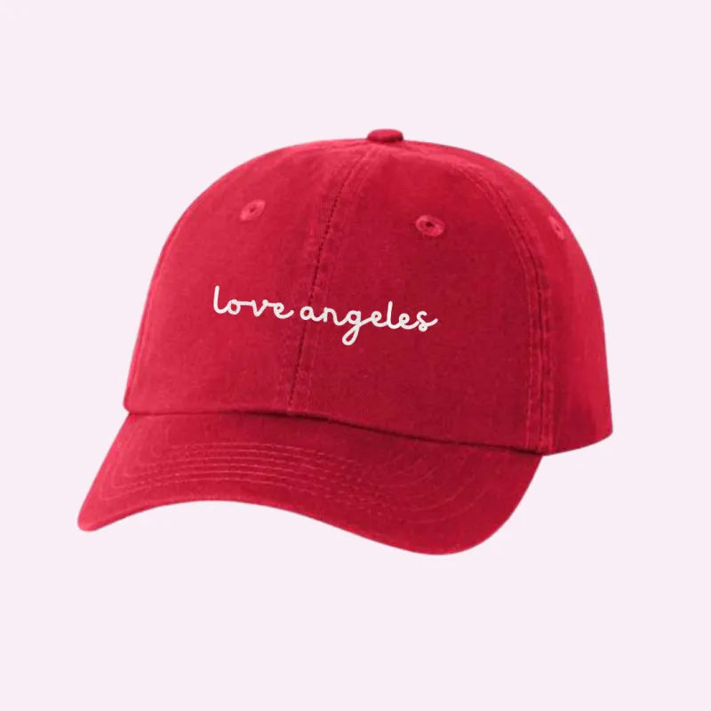 LOVE ANGELES ♡ embroidered dad hat sold by BFFS & BABES