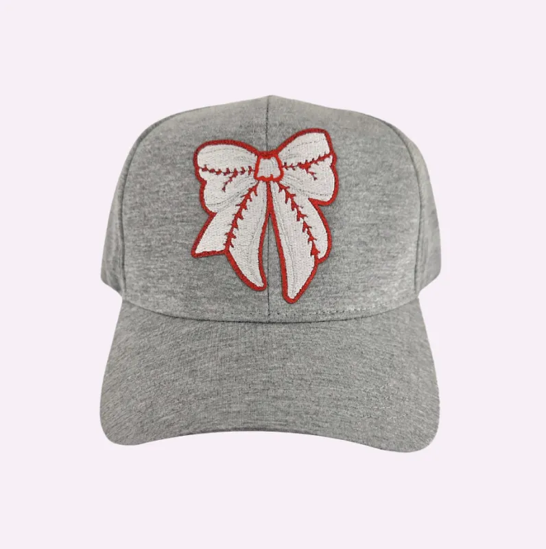 HOME RUN ♡ bow patch baseball hat sold by BFFS & BABES