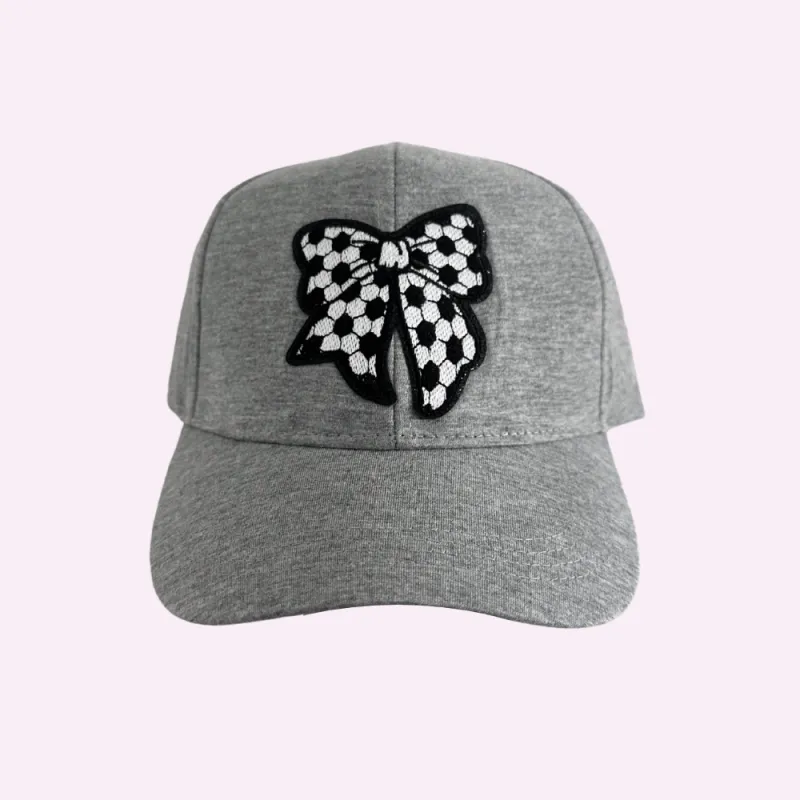 GOAL ♡ bow patch baseball hat sold by BFFS & BABES