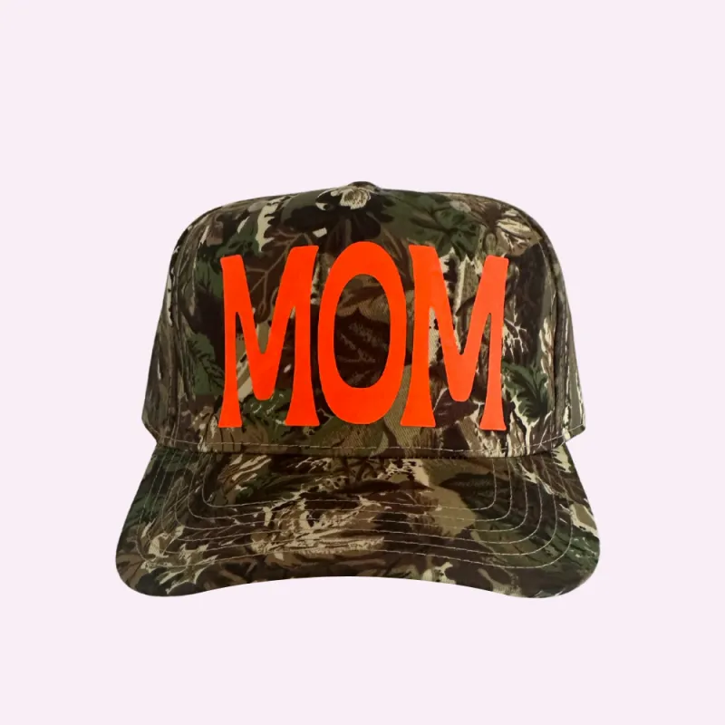CAMO MOM ♡ printed trucker hat sold by BFFS & BABES