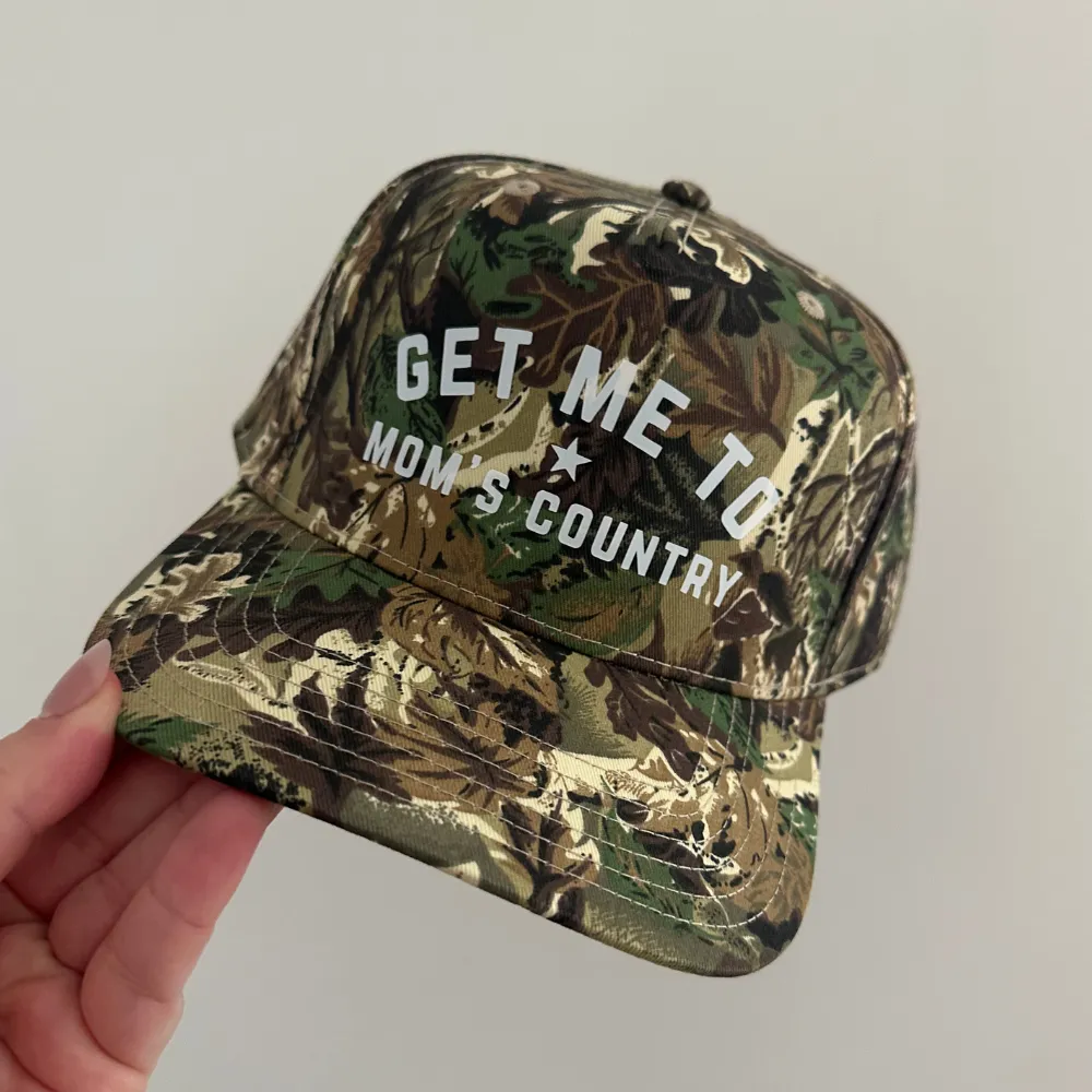 MOM'S COUNTRY ♡ printed camo hat sold by BFFS & BABES product image thumbnail 5