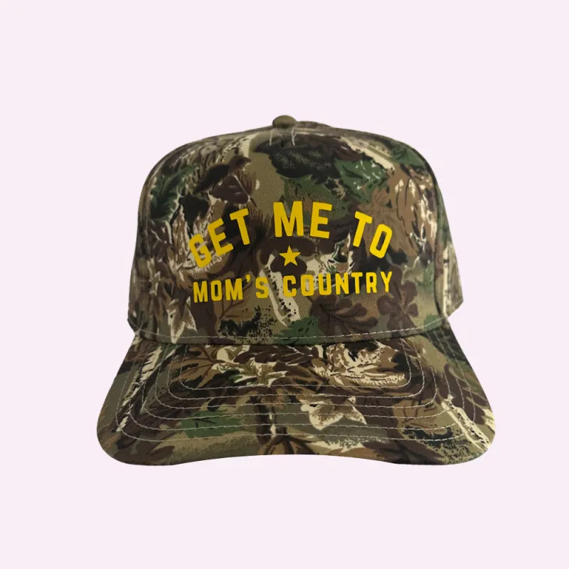 MOM'S COUNTRY ♡ printed camo hat sold by BFFS & BABES