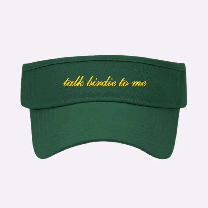 TALK BIRDIE ♡ printed visor sold by BFFS & BABES