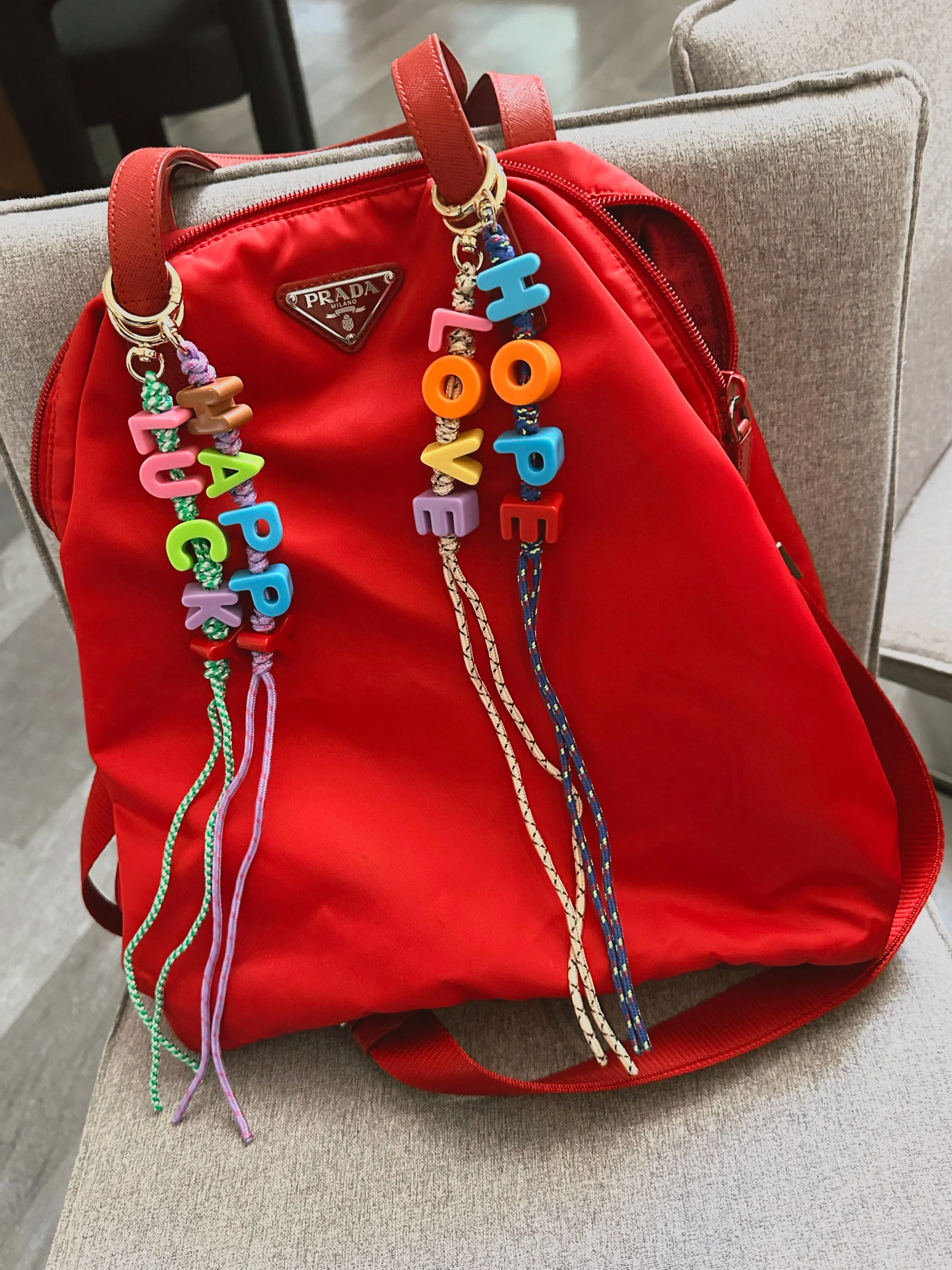 HAPPY ♡ bag charm sold by BFFS & BABES product image thumbnail 2