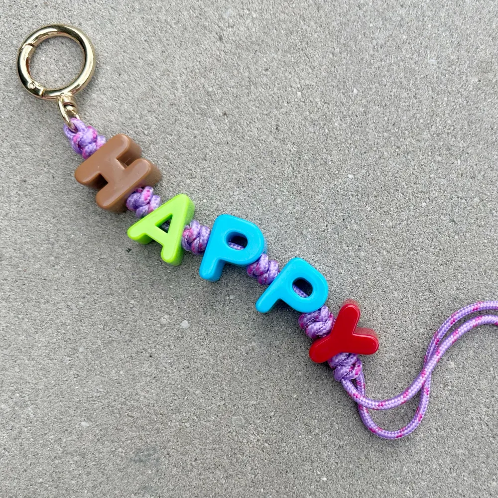 HAPPY ♡ bag charm sold by BFFS & BABES product image thumbnail 3
