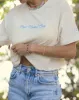 HOT MOMS CLUB ♡ x Jena Sims embroidered cropped tee sold by BFFS & BABES