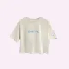 HOT MOMS CLUB ♡ x Jena Sims embroidered cropped tee sold by BFFS & BABES