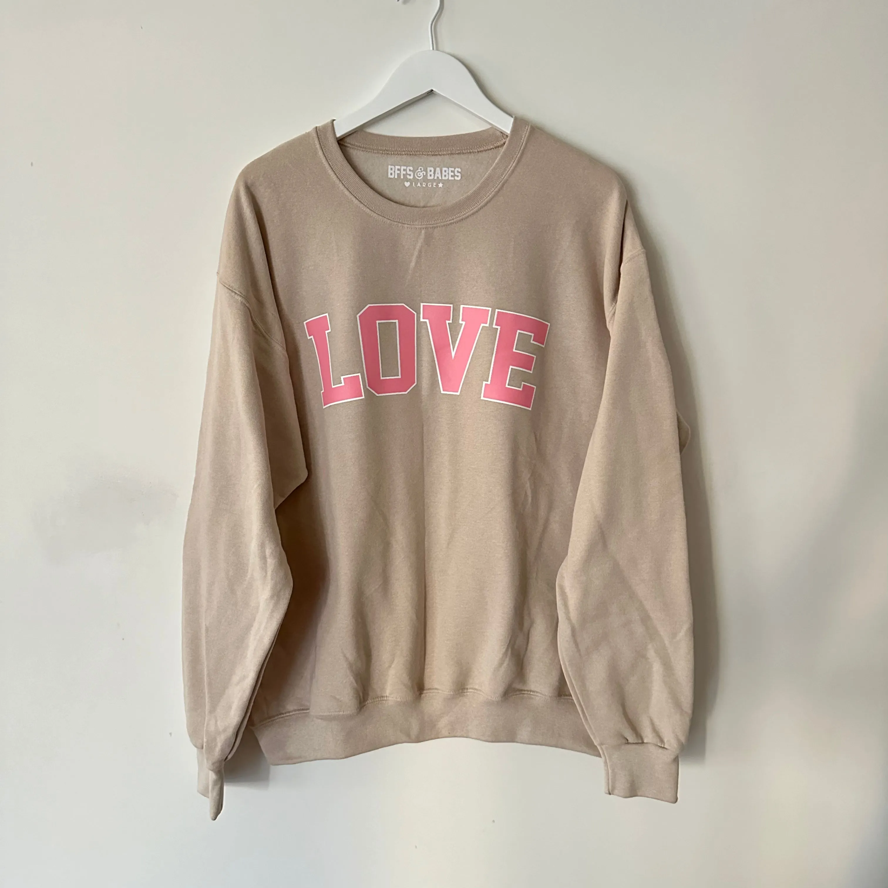 SAMPLE SALE ♡ SIZE LARGE ♡ sweatshirt sold by BFFS & BABES