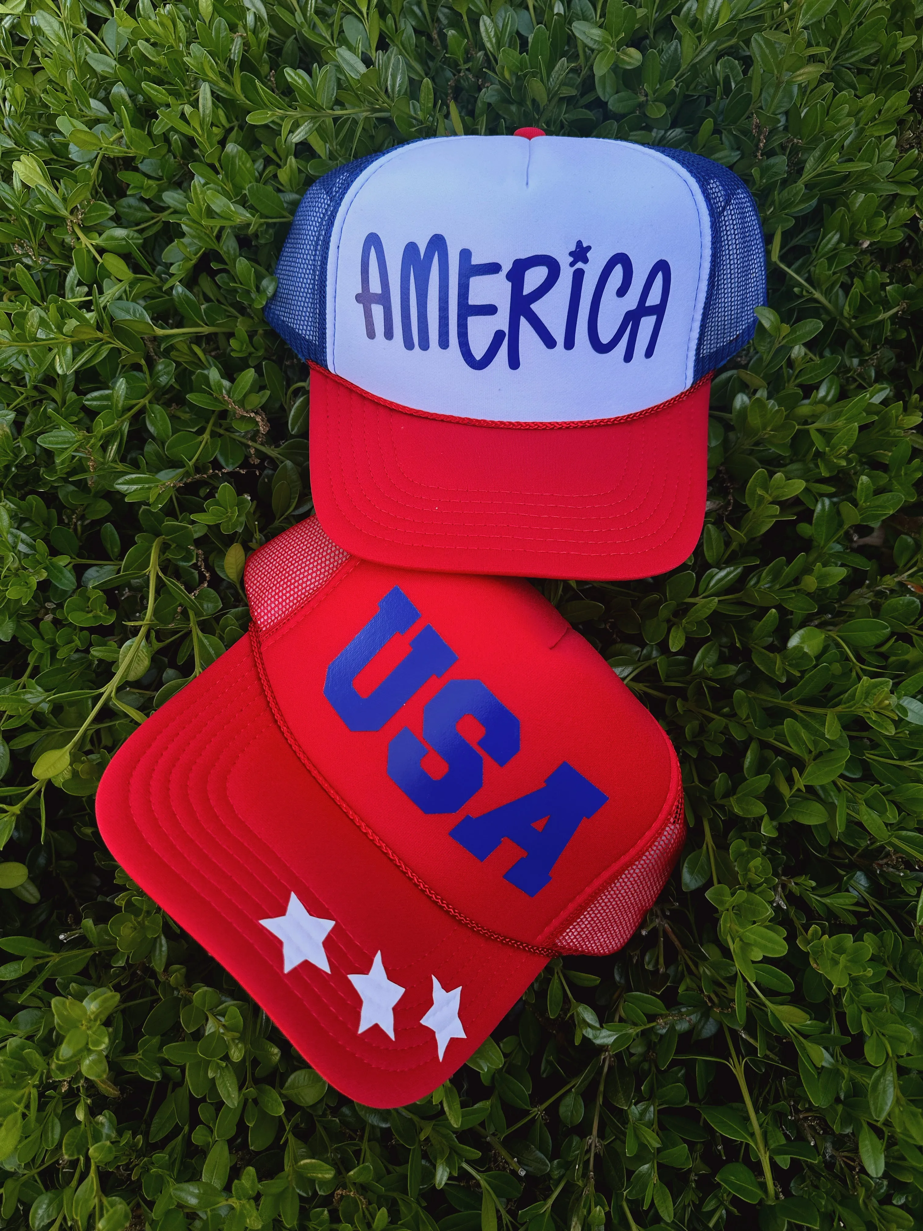 USA ♡ trucker hat sold by BFFS & BABES product image thumbnail 2