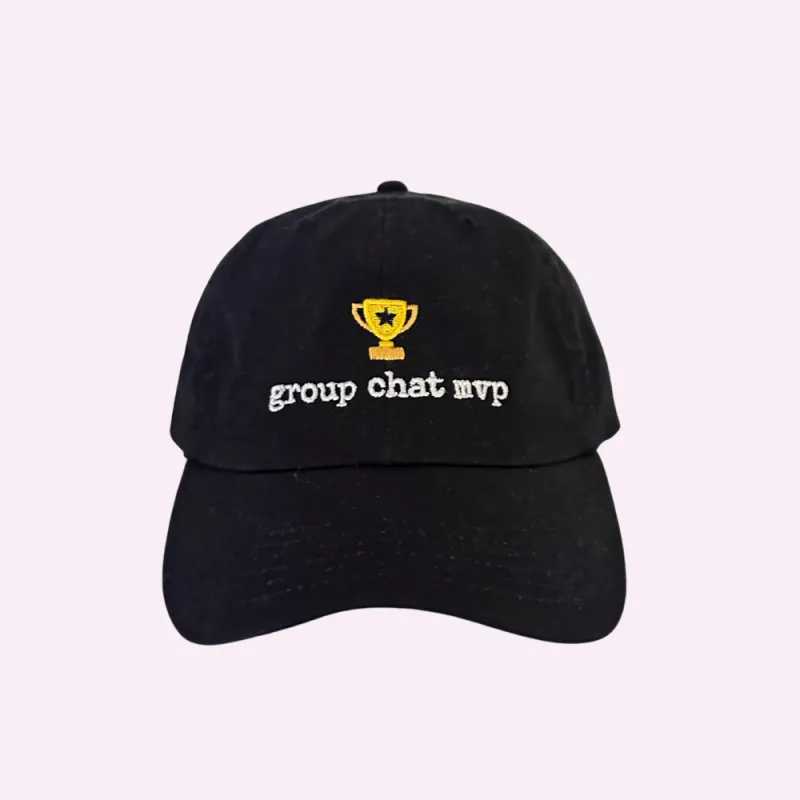 GROUP CHAT MVP ♡ embroidered dad hat sold by BFFS & BABES