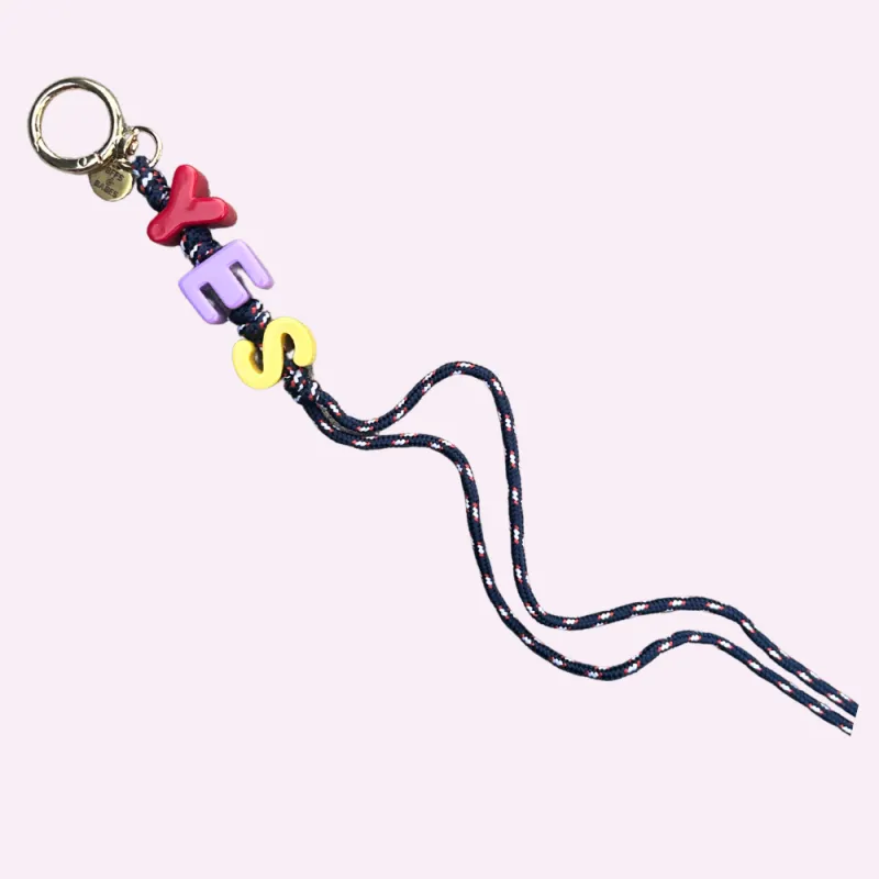 YES ♡ bag charm sold by BFFS & BABES