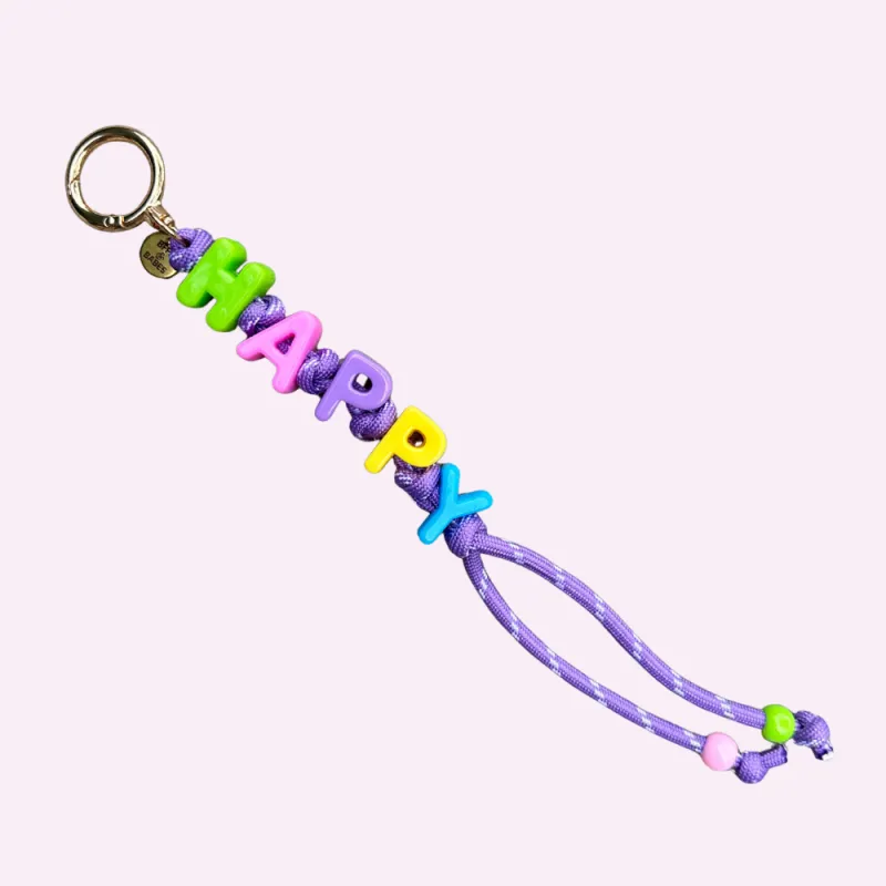 HAPPY ♡ bag charm sold by BFFS & BABES