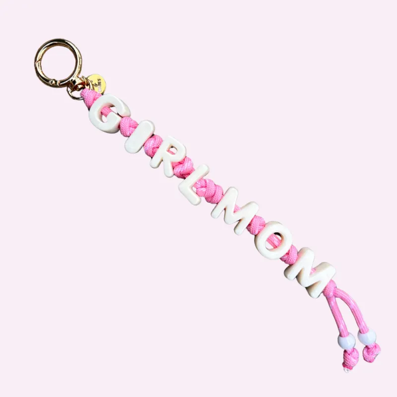 GIRL MOM ♡ bag charm sold by BFFS & BABES