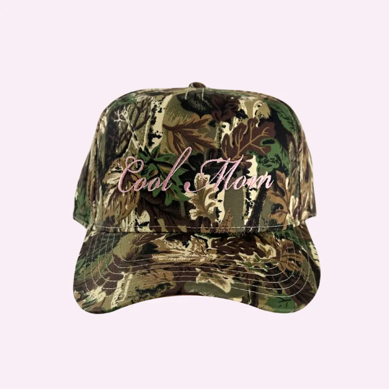 COOL MOM ♡ camo embroidered classic hat sold by BFFS & BABES