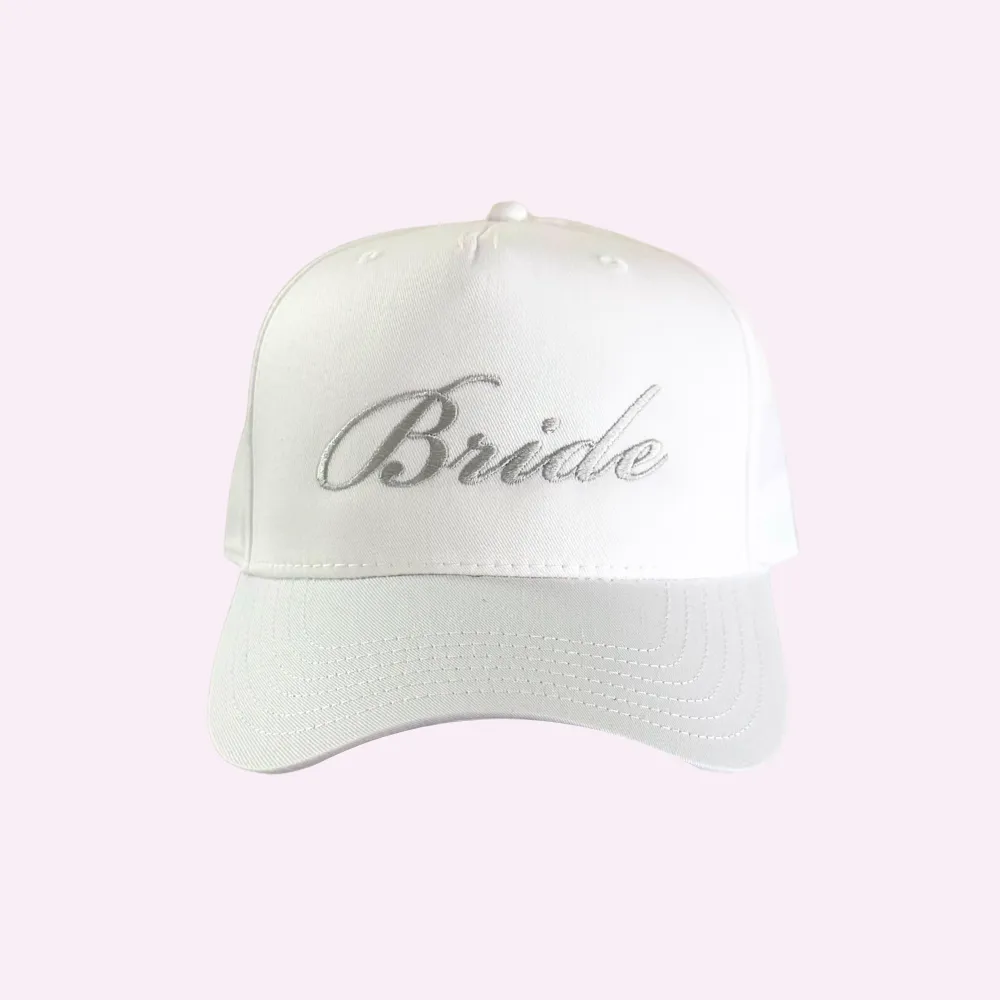 BRIDE ♡ embroidered classic hat sold by BFFS & BABES product image thumbnail 2