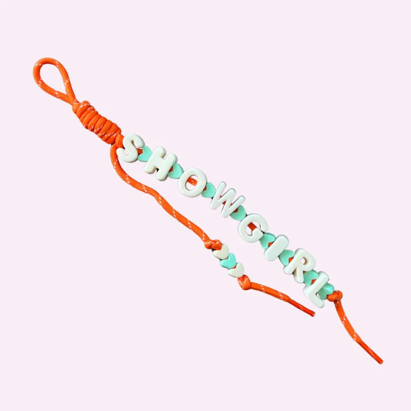 SHOWGIRL ♡ bag charm sold by BFFS & BABES