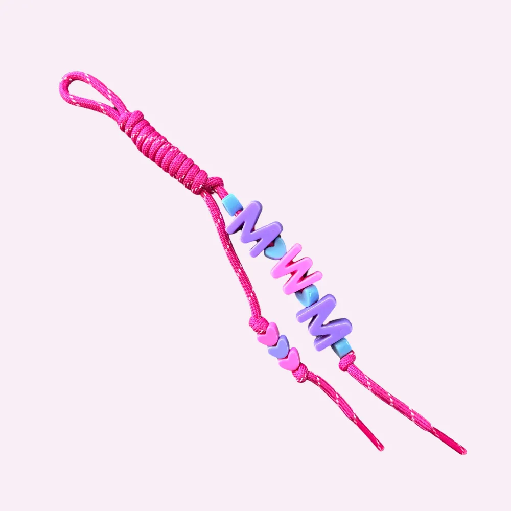 CUSTOM PINK CHARMIE ♡ personalizable bag charm sold by BFFS & BABES product image thumbnail 4