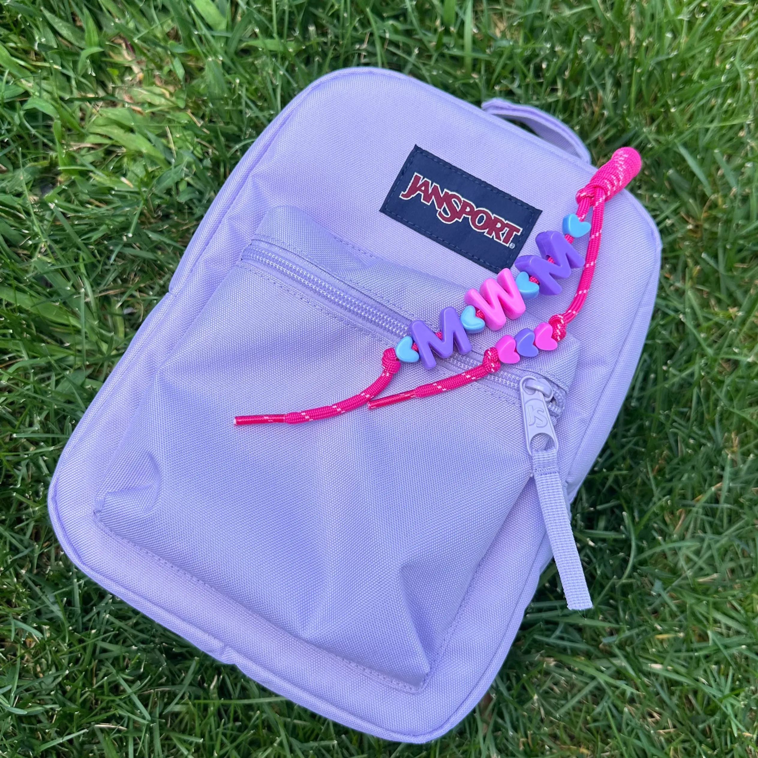 CUSTOM PINK CHARMIE ♡ personalizable bag charm sold by BFFS & BABES product image thumbnail 3