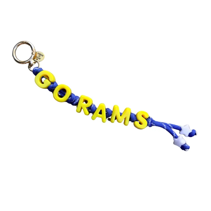 RAMSEY ♡ Go Rams bag charm sold by BFFS & BABES