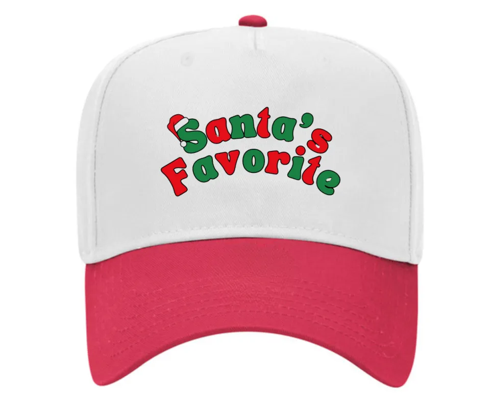 SANTA'S FAVORITE ♡ printed hat sold by BFFS & BABES