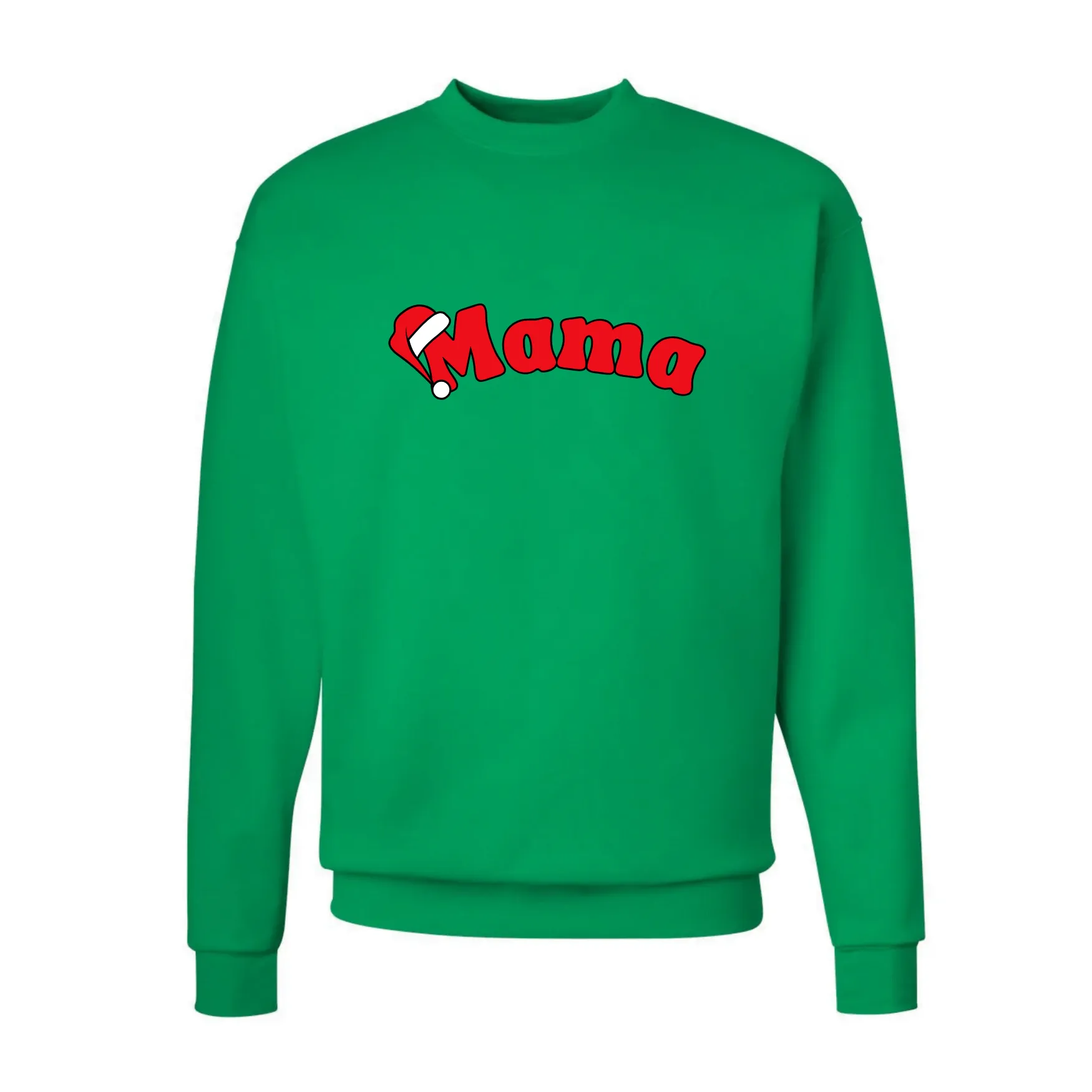 CUSTOM SANTA HAT ♡ personalized printed sweatshirt sold by BFFS & BABES product image thumbnail 2
