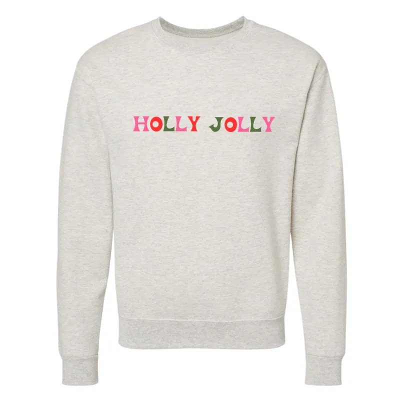 HOLLY JOLLY ♡ printed sweatshirt made by BFFS & BABES