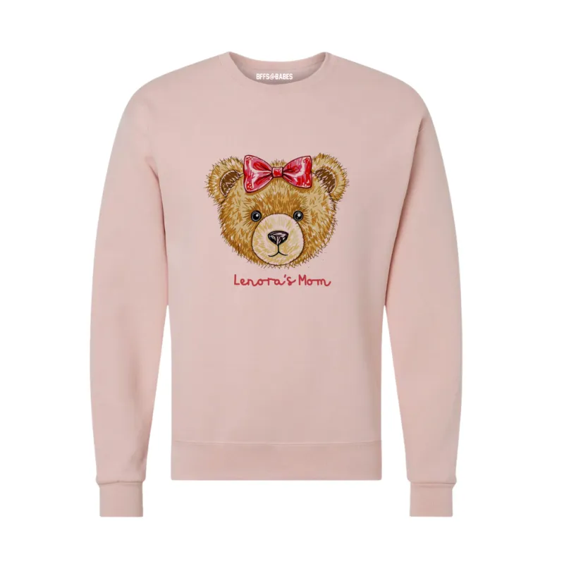 BOW BEAR ♡ personalized sweatshirt sold by BFFS & BABES