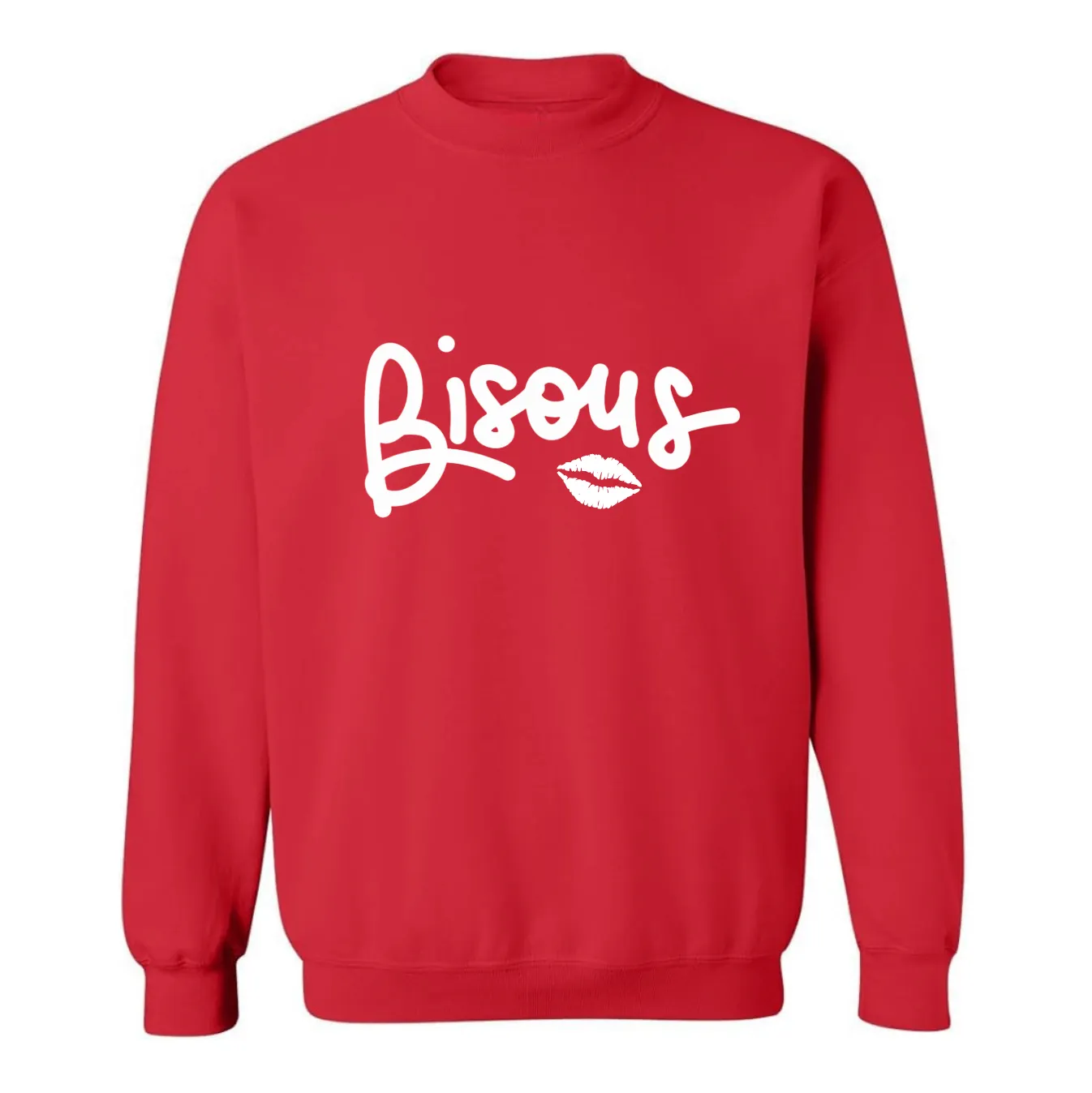 BISOUS ♡ printed sweatshirt sold by BFFS & BABES product image thumbnail 2