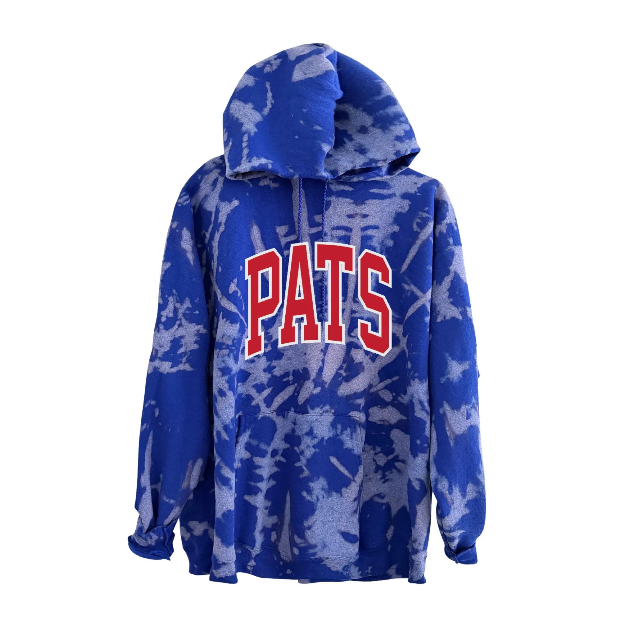 CUSTOM VARSITY HOODIE ♡ adult tie-dye varsity hooded sweatshirt sold by BFFS & BABES product image thumbnail 2