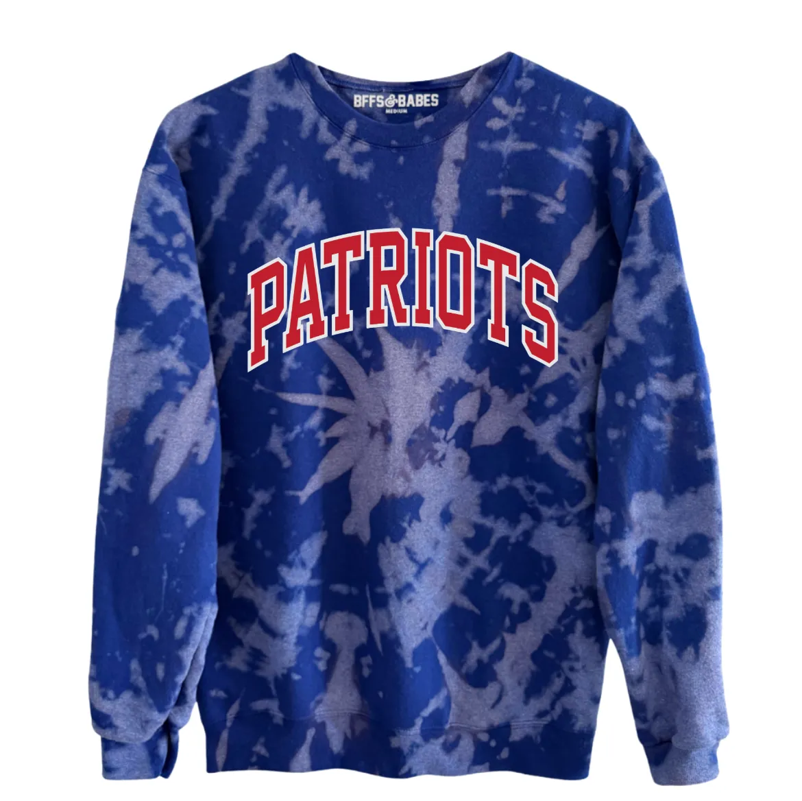 CUSTOM VARSITY SWEATSHIRT ♡ adult tie-dye varsity sweatshirt sold by BFFS & BABES product image thumbnail 2