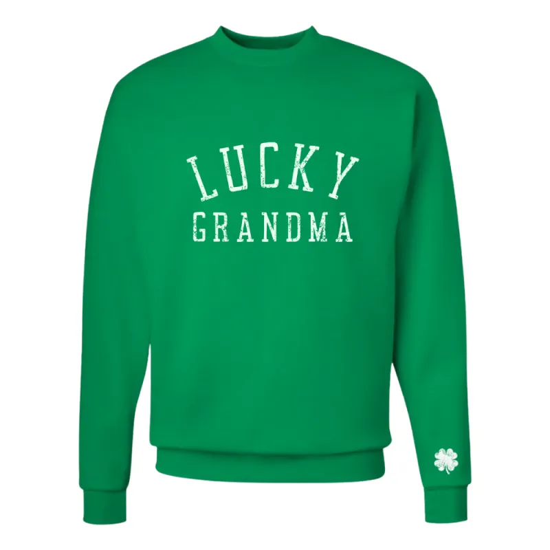 LUCKY GRANDMA ♡ printed graphic sweatshirt made by BFFS & BABES
