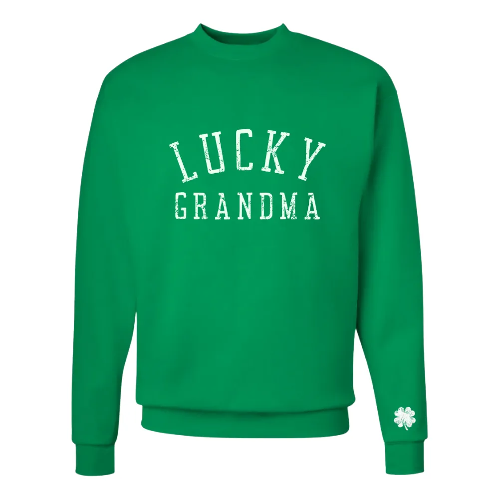 LUCKY GRANDMA ♡ printed graphic sweatshirt sold by BFFS & BABES