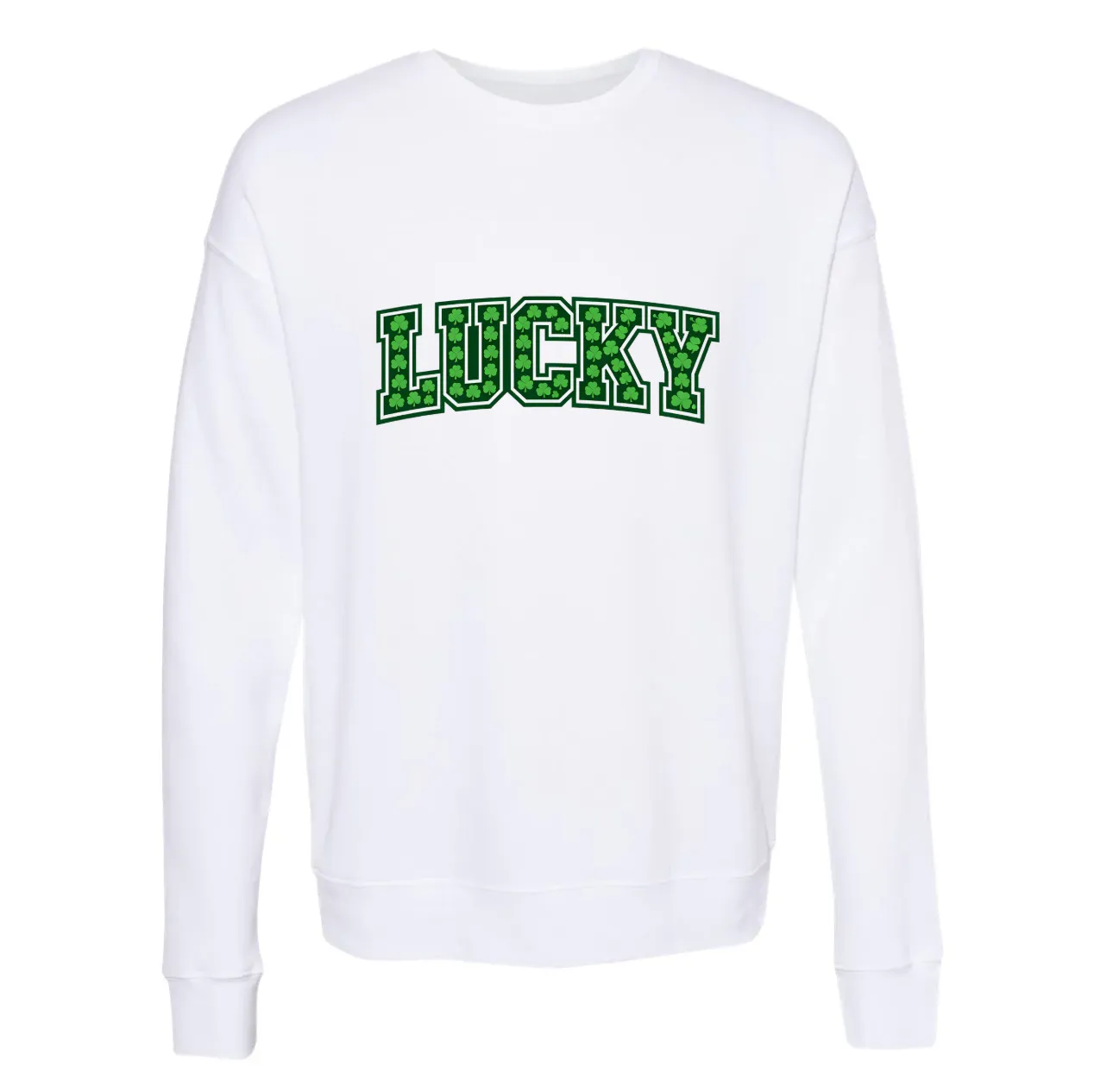 CUSTOM SHAMROCK ♡ adult personalized printed sweatshirt sold by BFFS & BABES product image thumbnail 3