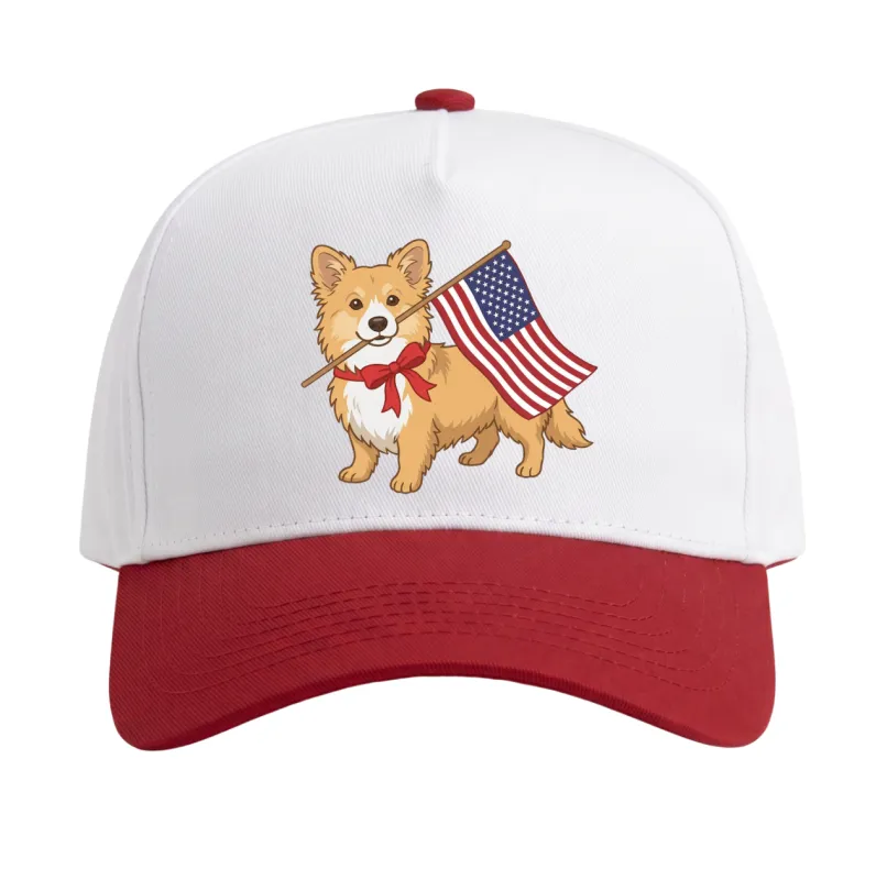 PATRIOTIC PET ♡ personalized printed patriotic hat made by BFFS & BABES