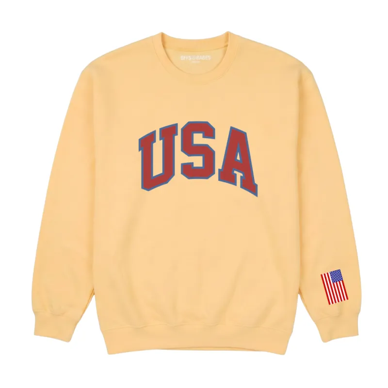 USA 250 ♡ printed patriotic sweatshirt made by BFFS & BABES