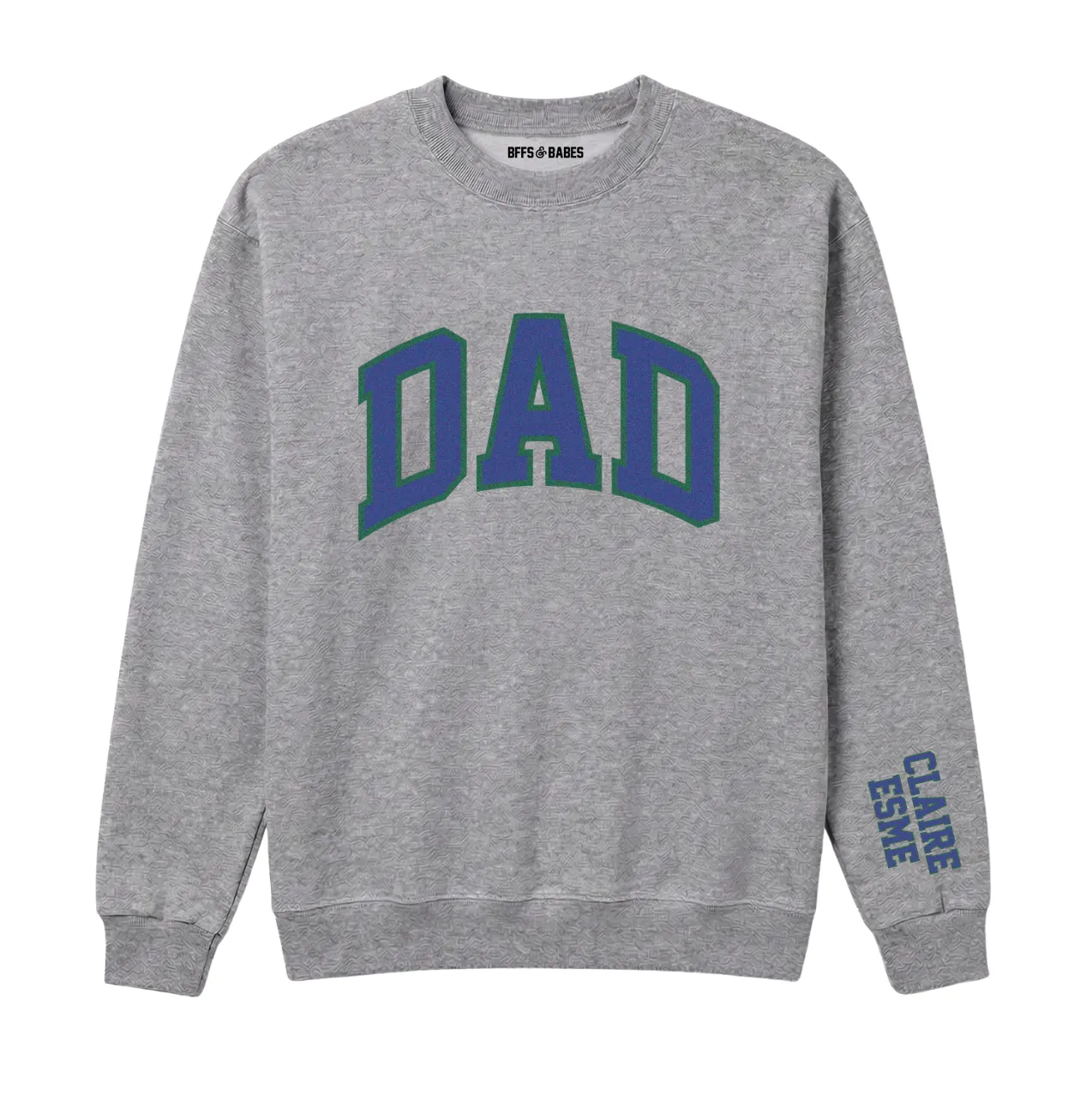 DAD ♡ personalized printed sweatshirt sold by BFFS & BABES product image thumbnail 2